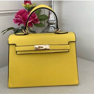 Yellow Satchel Bag